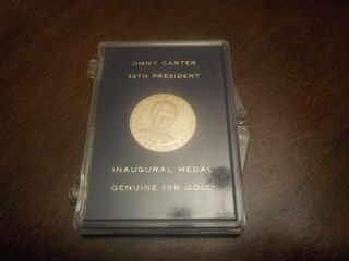 1977 Jimmy Carter 10k Gold Presidential Inaugural Medal - American Coin
