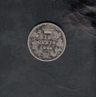 1886 Canada Nickel 10 Cents