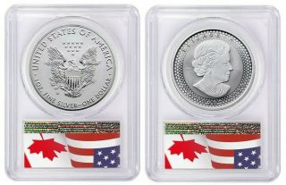 2019 PRIDE OF TWO NATIONS SET PCGS REVERSE PR70 FIRST DAY OF ISSUE FLAG Pop 250 2