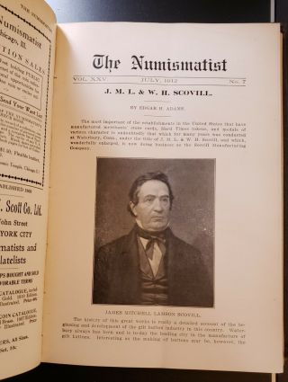Ana The Numismatist Vol 25 1912