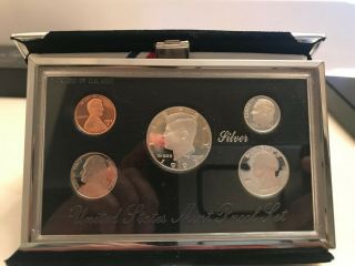 1992 United States Premier Silver Proof Set W/box & Certificate