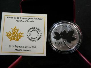 2017 Canada Silver $10 Maple Leaves &