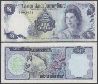 Cayman Islands - Queen Elizabeth Ii,  1 Dollar,  L.  1974,  Vf,  P - 1 (c)