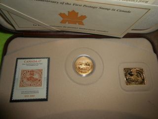 150th Anniversary Of The First Canadian Postage Stamp Rcm 2001 Canada