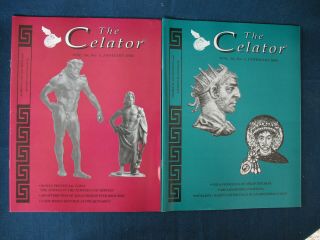 The Celator Numismatic Art Ancient,  Medieval Coins 2002 12 Issues