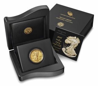 2016 W Walking Liberty Half Dollar Centennial Gold Coin First Strike Elligible