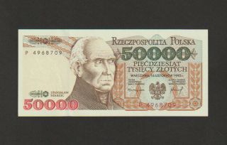 Poland,  50,  000 Zlotych Banknote,  16.  11.  1993,  Uncirculated,  Cat 159 - A