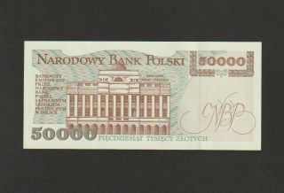 Poland,  50,  000 Zlotych Banknote,  16.  11.  1993,  Uncirculated,  Cat 159 - A 2