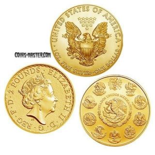 2017 USA,  Mexico,  United Kingdom OUNCE OF ART VAN GOGH 3 Coins Set. 3