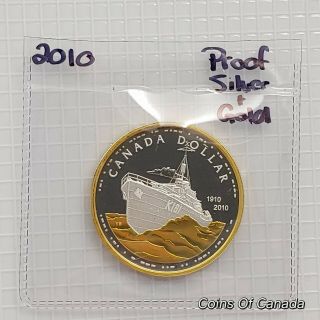2010 Canada Silver,  Gold Dollar Uncirculated Royal Canadian Navy Coinsofcanada