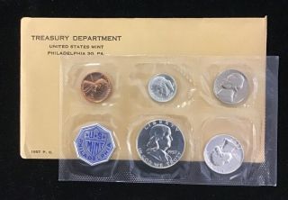 1957 Us Proof Set With Envelope