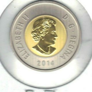 CANADA 2014 SPECIMEN TWO DOLLAR COIN BABY RABBITS 2