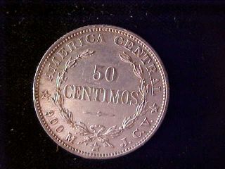 Costa Rica 50 Centavos 1903 Jcv