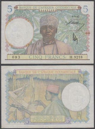 French West Africa,  Banque De L 