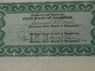 STATE OF NEVADA NEVADA HIGHWAY BOND 1921 Ten Year FOR $500 Semi Annual 160 4