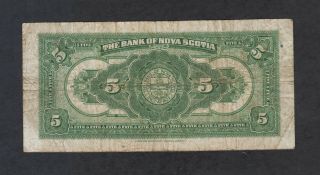 1935 BANK OF NOVA SCOTIA 5 Dollars Canada 2