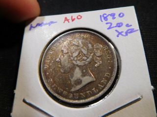 A60 Canada Newfoundland 1890 20 Cents Xf Trends 350 Cad In 40