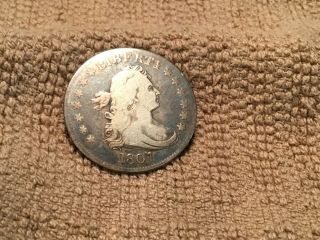 1807 B - 1a Draped Bust Quarter