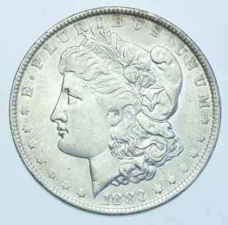 Usa United States Morgan Dollar,  1883,  Orleans Silver Coin Ms - 60