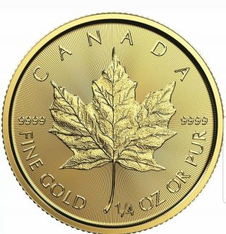 Canada Gold Maple Leaf - 1/4 Oz - 1991