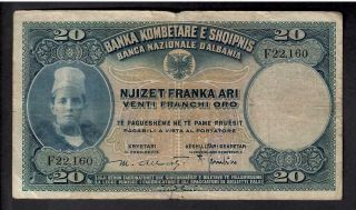 20 Franka From Albania