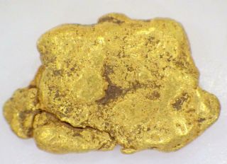 Gold Nugget Alaskan 7.  011 Grams Natural Placer Crooked Creek 92 Purity Just In