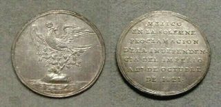 1821 Mexico Republic Independence Proclamation Medal