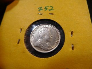 Z52 Canada 1902 - H 5 Cents Small " H " Au
