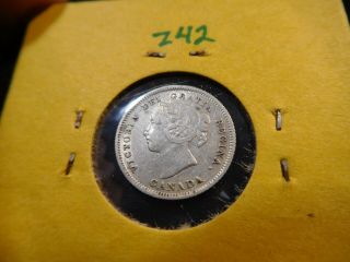 Z42 Canada 1883 - H 5 Cents Xf Key Date