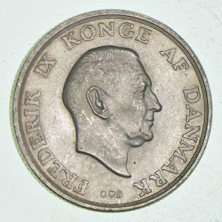 SILVER - WORLD Coin - 1958 Denmark 2 Kroner - World Silver Coin - 15.  1g 743 2