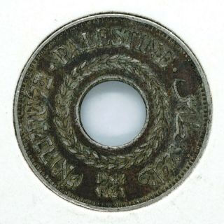 Palestine 5 Mils,  Palestine Currency Board,  1941
