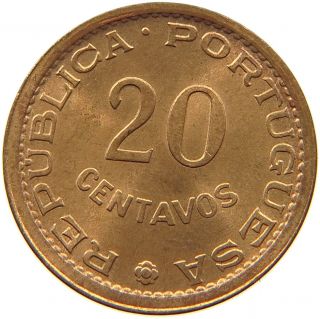 Mozambique 20 Centavos 1973 Unc T59 419