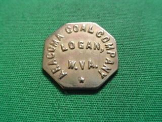 Wv Coal Scrip Token 1¢ Aracoma Coal Company - Logan - Wv - Logan County