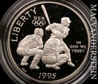 1995 Atlanta Baseball Commemorative Half Dollar - Gem Proof J226