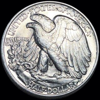 1943 Walking Half Dollar HIGHLY UNCIRCULATED Liberty Silver Collectible Coin nr 2