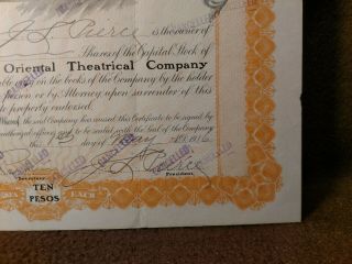 Oriental Theatrical Company 1916 Stock 149 Philippine Islands 3