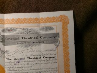 Oriental Theatrical Company 1916 Stock 149 Philippine Islands 4
