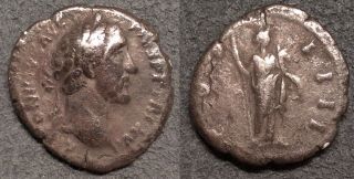 Ancient Roman Silver Coin Ar Denarius Antoninus Pius 152/3 Ad Fortuna Ric 222