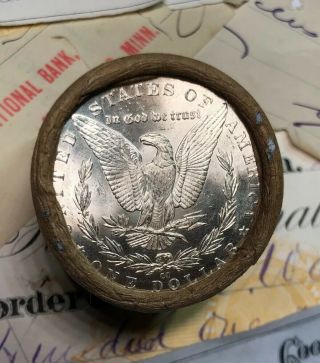 (one) Uncirculated $10 Silver Dollar Roll 1885 And Cc - Pl Morgan Dollar End