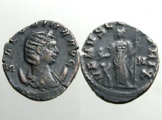 Salonina Silver Billon Antoninianus_wife Of Gallienus_venus & Child At Feet