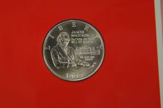 1993 - W Bill of Rights Comm.  Silver Half Dollar & Madison Presidential Medal 3