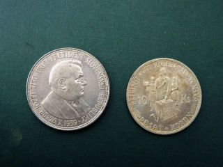 Slovakia 20 Korun (1939) and 10 Korun (1944) Silver 2