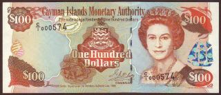 Cayman Islands 100 Dollars 1998 Gem Unc