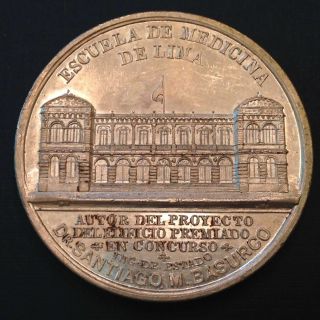 1903 Peru - Lima Medical School Silver Medal