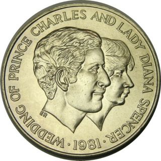 Elf Uganda 10 Shillings 1981 Charles Diana Wedding