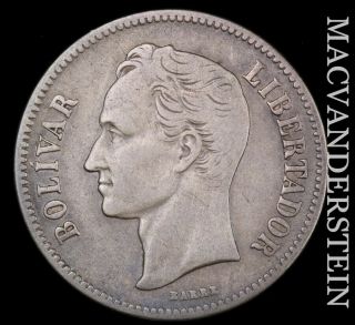 Venezuela: 1935 Two Bolivars - Silver Scarce Nr663
