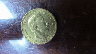 1896 German Gold Coin 20 Mark Deutsches Reich (. 2304 Oz)