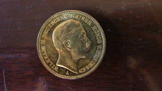 1899 German Gold Coin 20 Mark Deutsches Reich (. 2304 Oz)