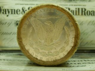 $20 Bu Morgan Roll Unc Silver Dollar 1890 & Cc Morgan Dollar Ends Pre 21 40