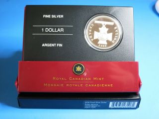 2006 Royal Canadian Proof Silver Dollar Victoria Cross